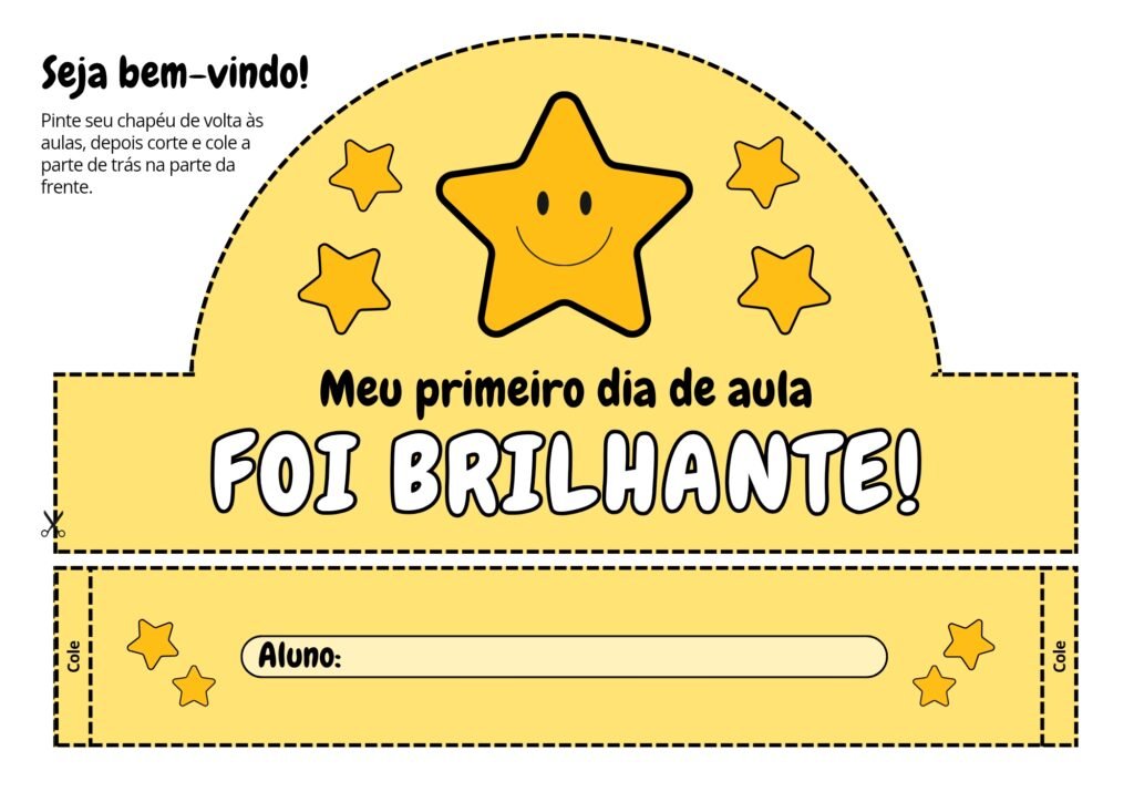 Atividade primeiro dia de aula