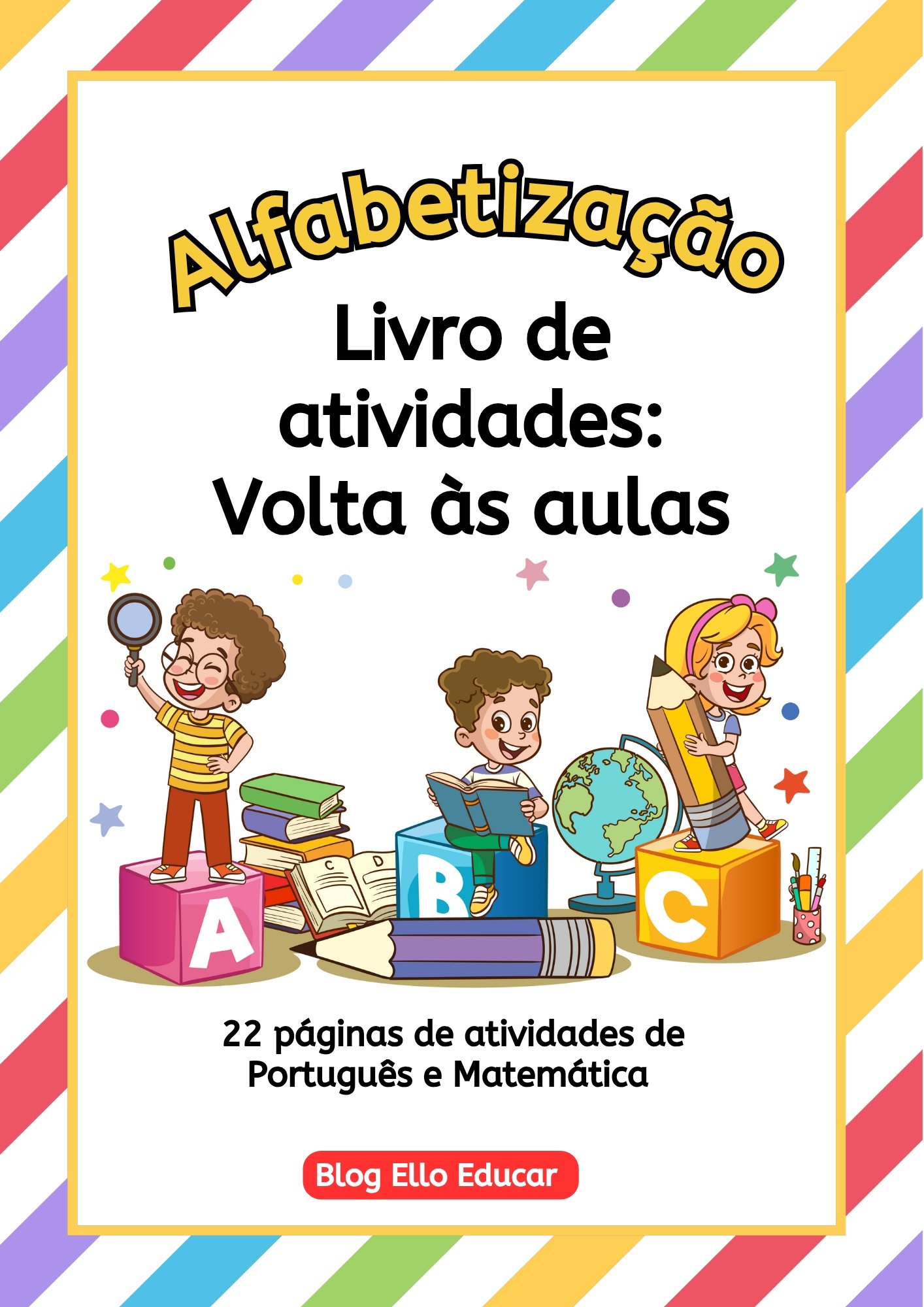 Atividades de alfabetização volta às aulas