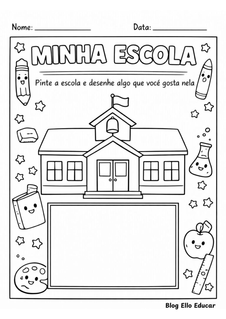 Atividades de Volta às Aulas Educação Infantil Gratuitas