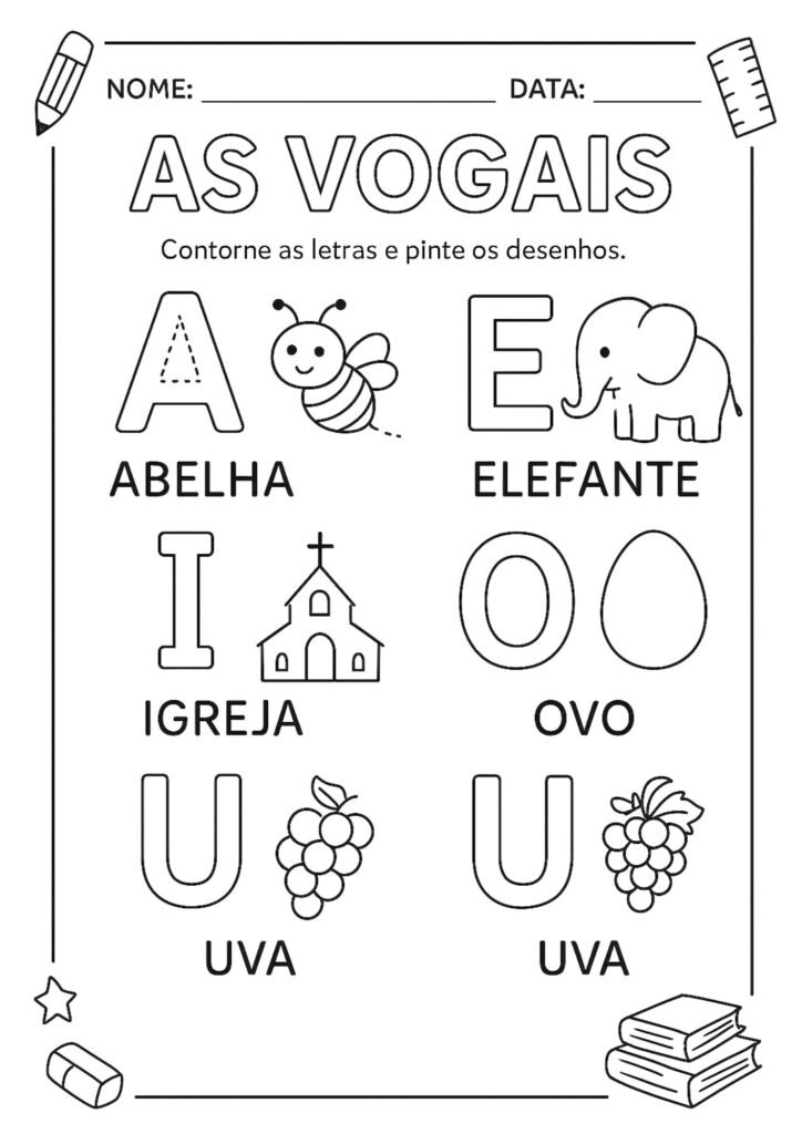 Atividades volta às aulas - educação infantil