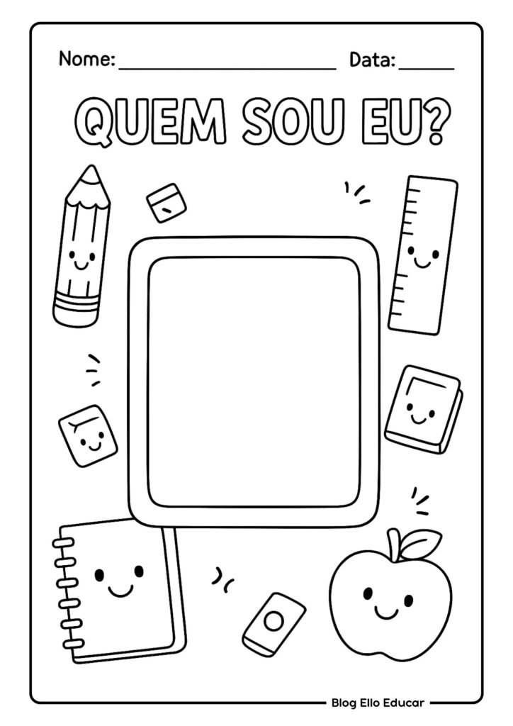 Atividades volta às aulas - educação infantil