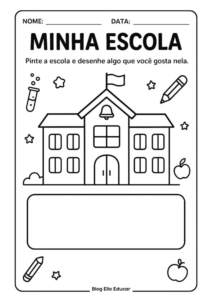 Atividades volta às aulas - educação infantil