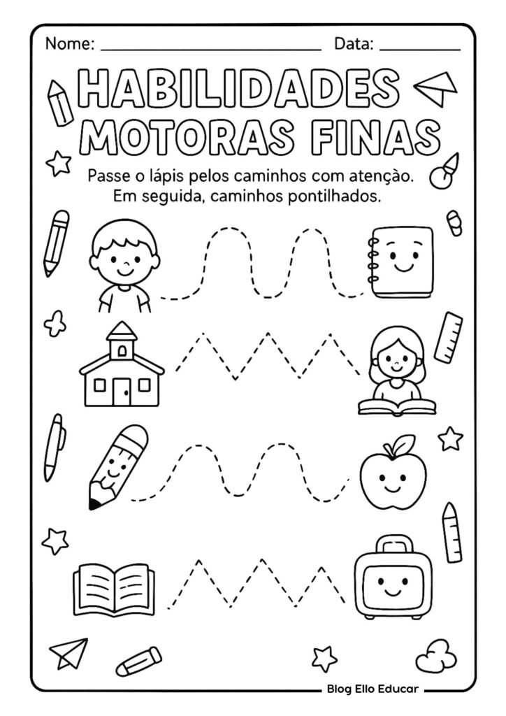 Atividades volta às aulas - educação infantil