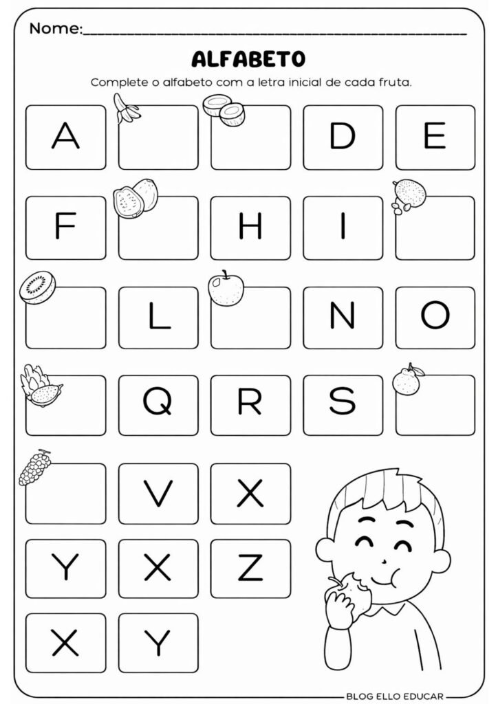 Atividade diagnóstico - 1° , 2° e 3° ano