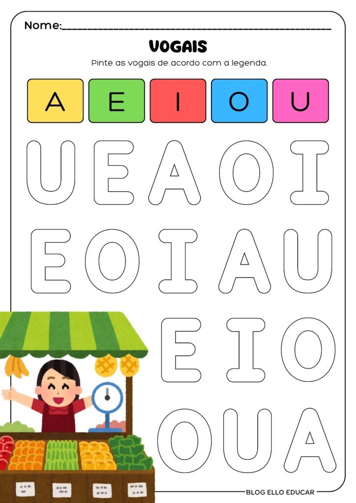 Atividade diagnóstico - 1° , 2° e 3° ano