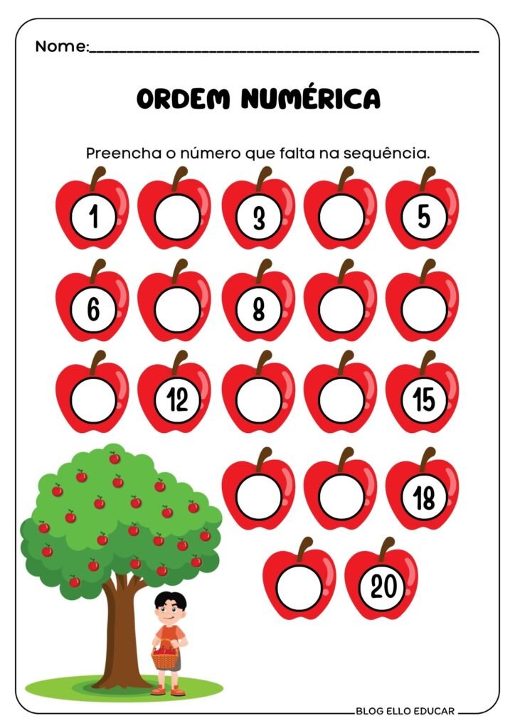 Atividade diagnóstico - 1° , 2° e 3° ano