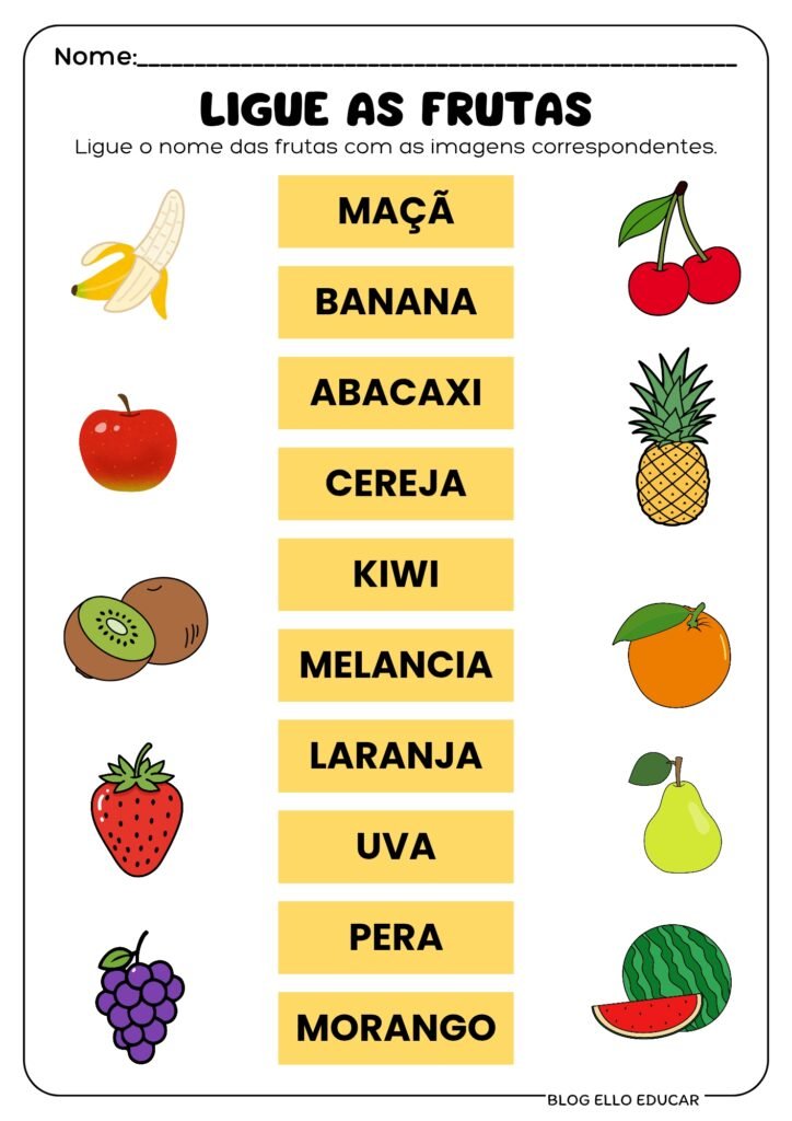 Atividade diagnóstico - 1° , 2° e 3° ano