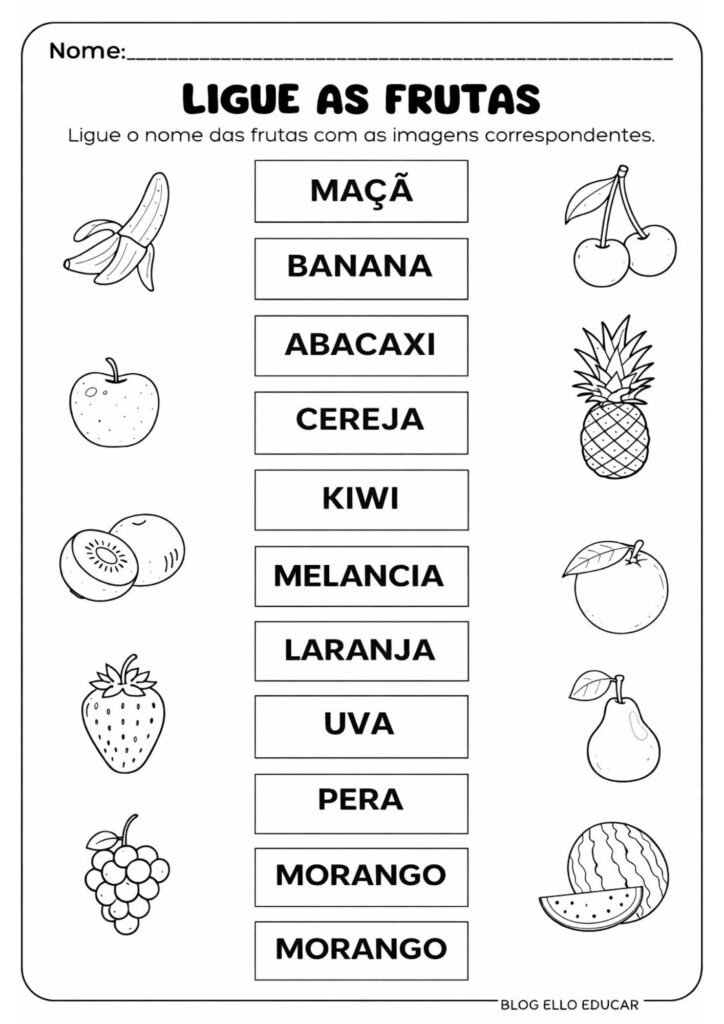Atividade diagnóstico - 1° , 2° e 3° ano