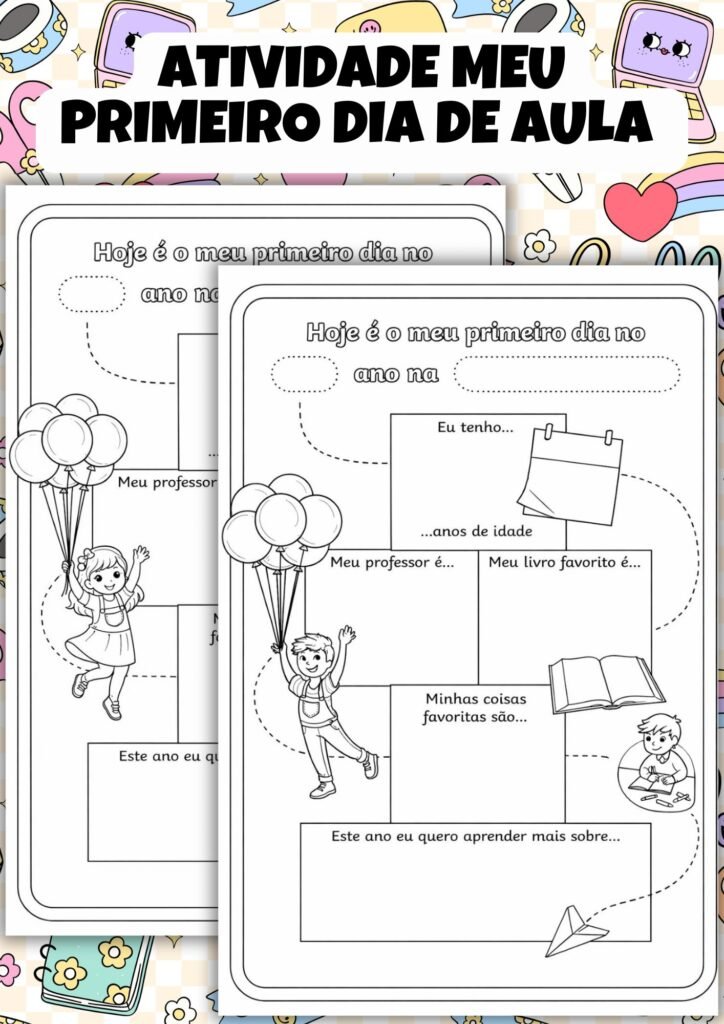 Atividade meu primeiro dia de aula