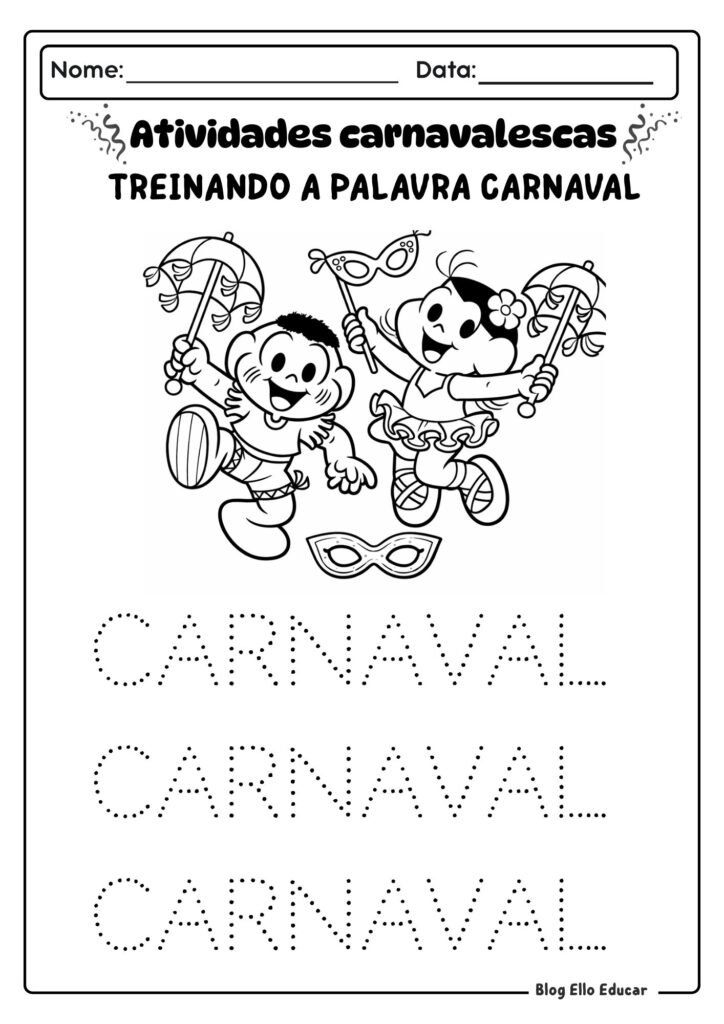 Atividades de Carnaval