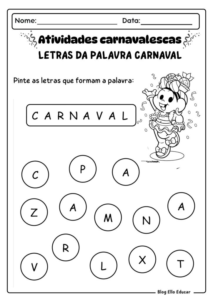 Atividades de Carnaval