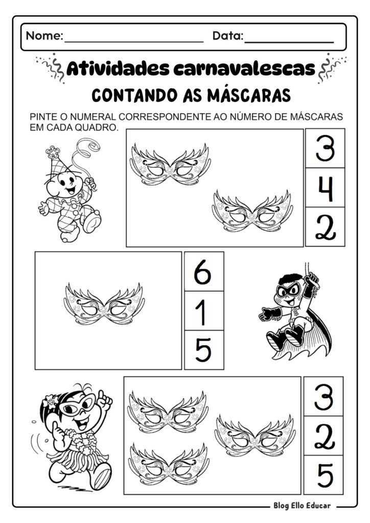 Atividades de Carnaval