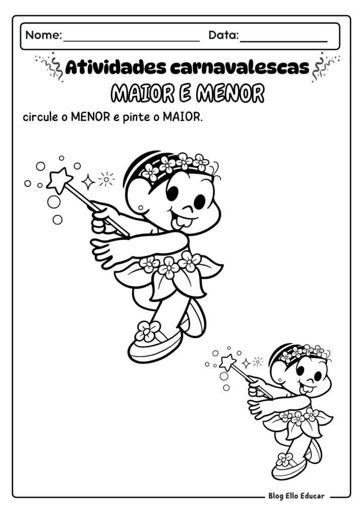 Atividades de Carnaval