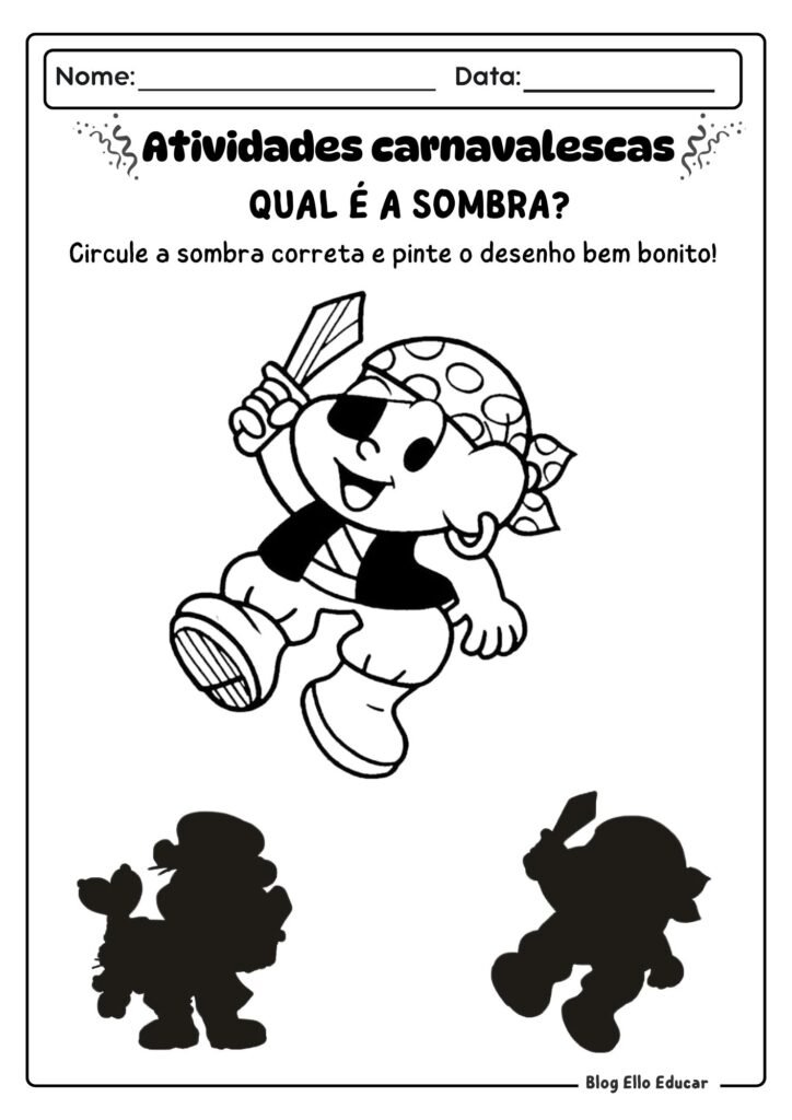 Atividades de Carnaval