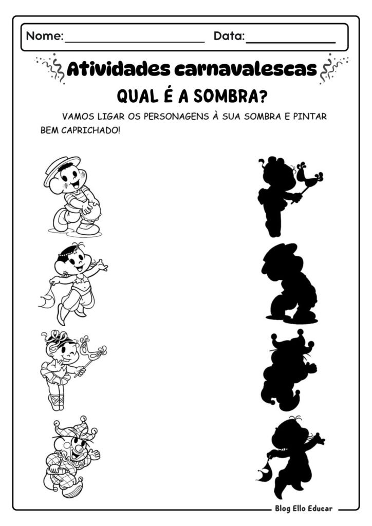 Atividades de Carnaval