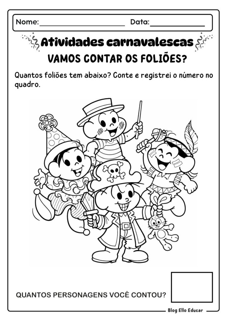Atividades de Carnaval