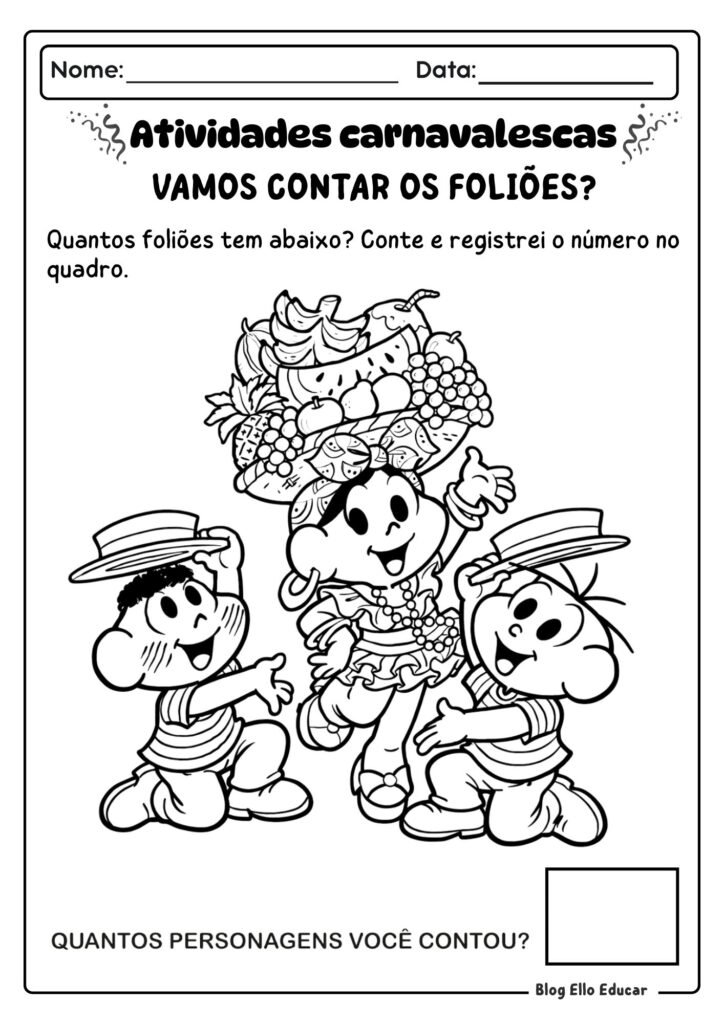 Atividades de Carnaval