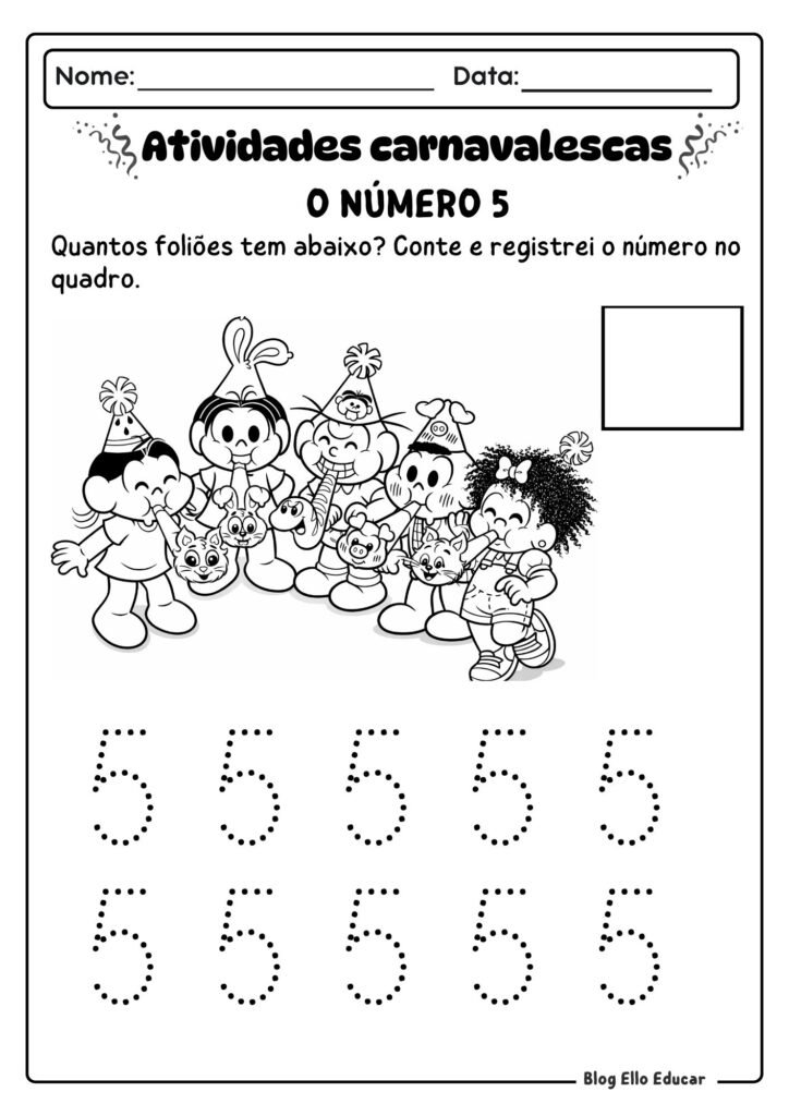 Atividades de Carnaval