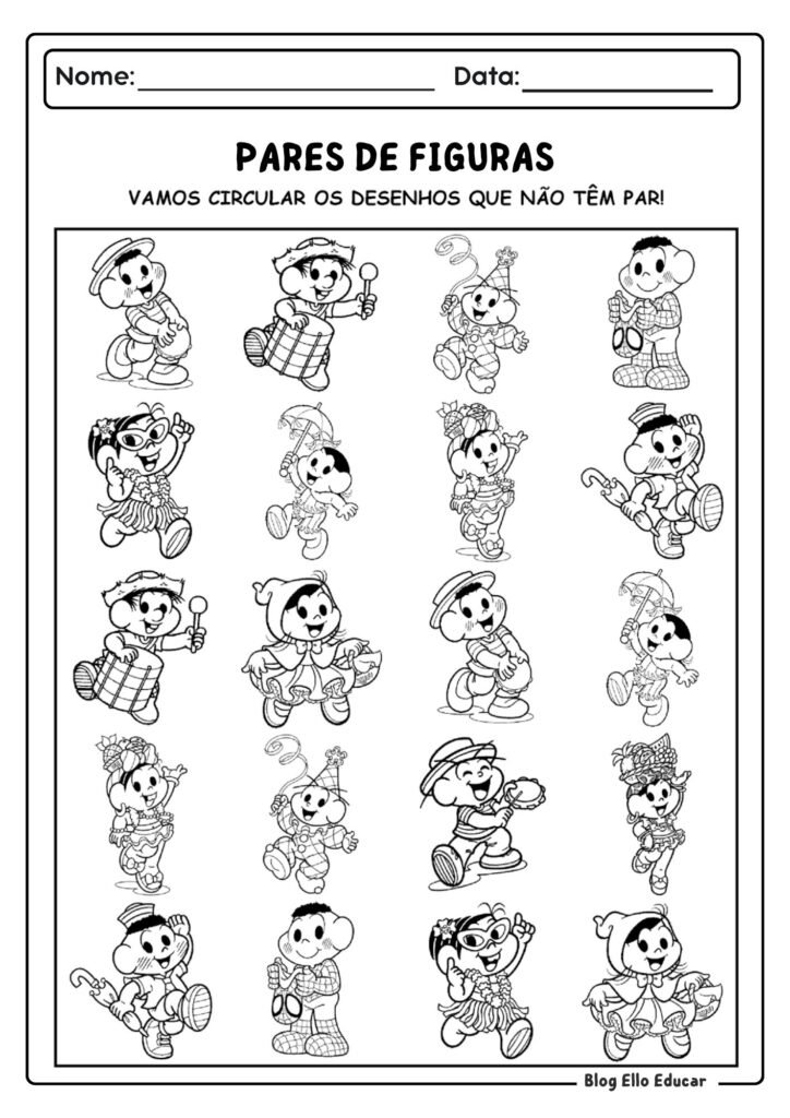 Atividades lúdicas de Carnaval