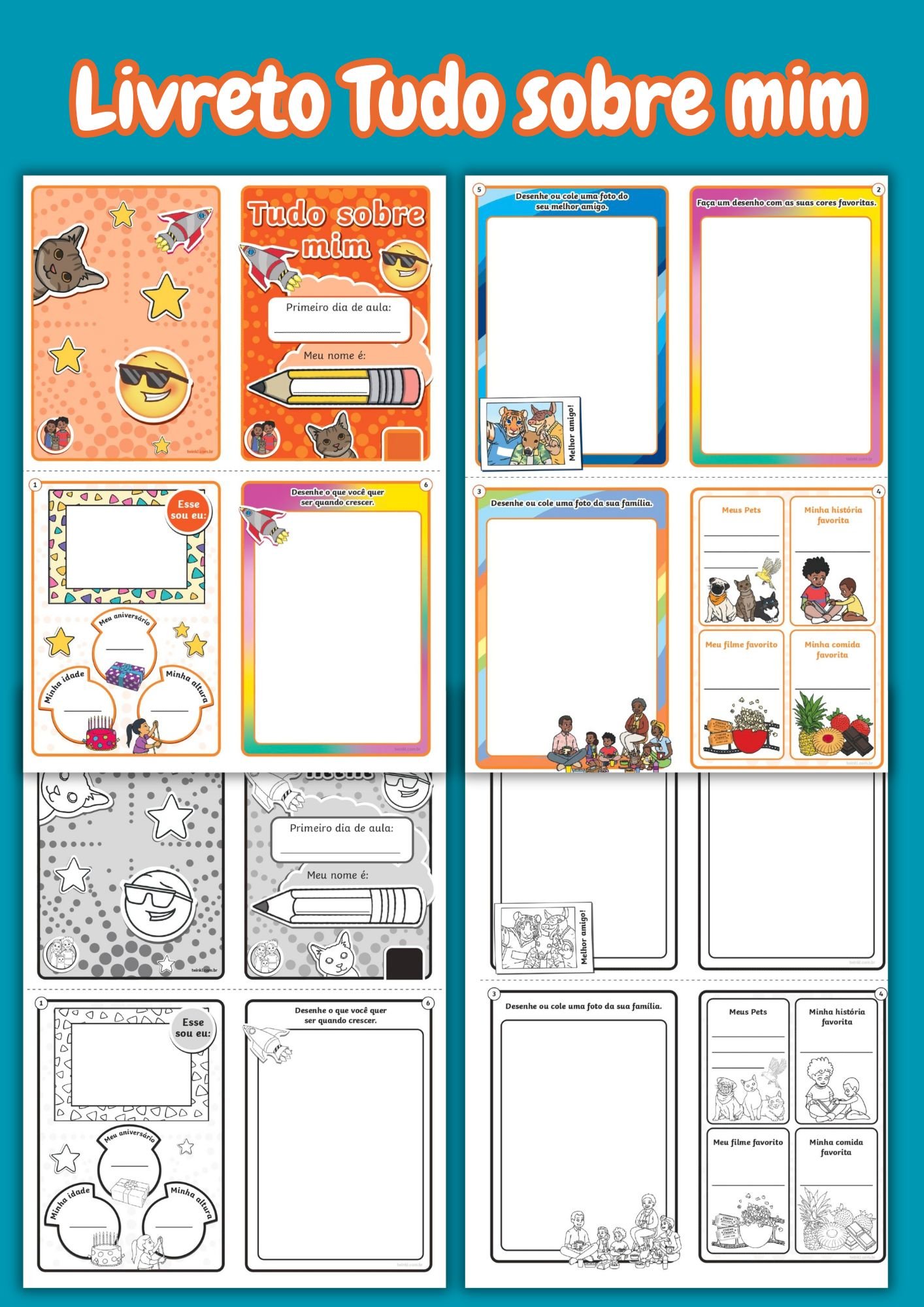 Livreto tudo sobre mim