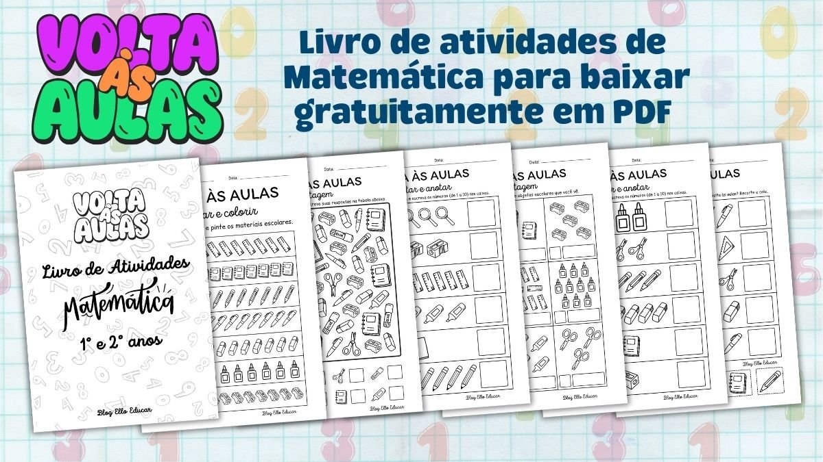 Matemática volta às aulas: Atividades gratuitas para 1º e 2º ano (BNCC)