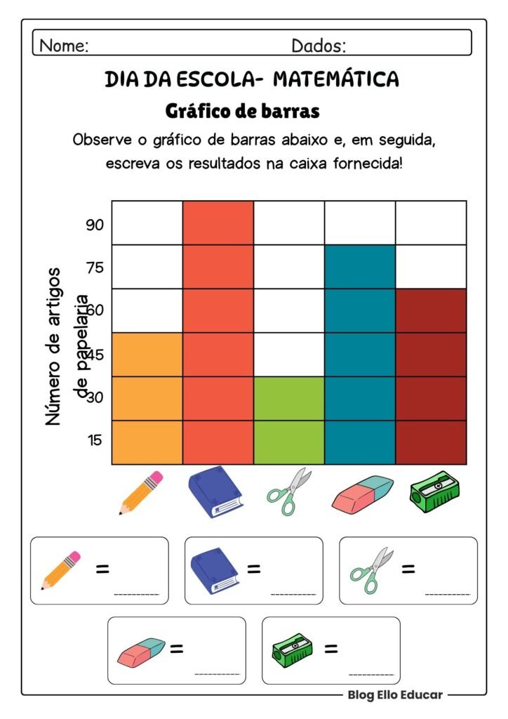 Atividades Dia da Escola 2° ano