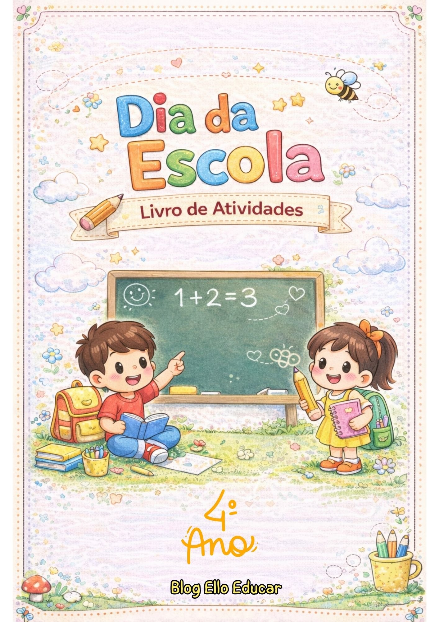 Atividades Dia da Escola 4° ano com plano de aula BNCC - Ello Educar