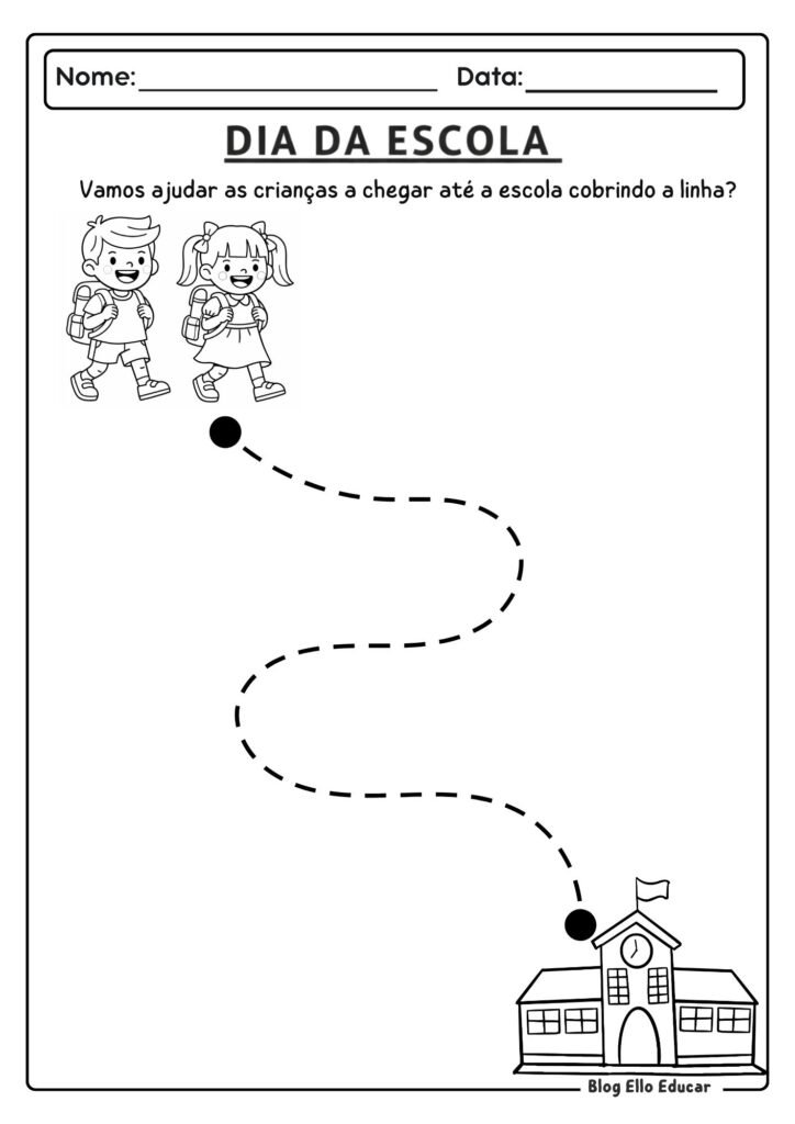 Atividades Dia da Escola educação infantil
