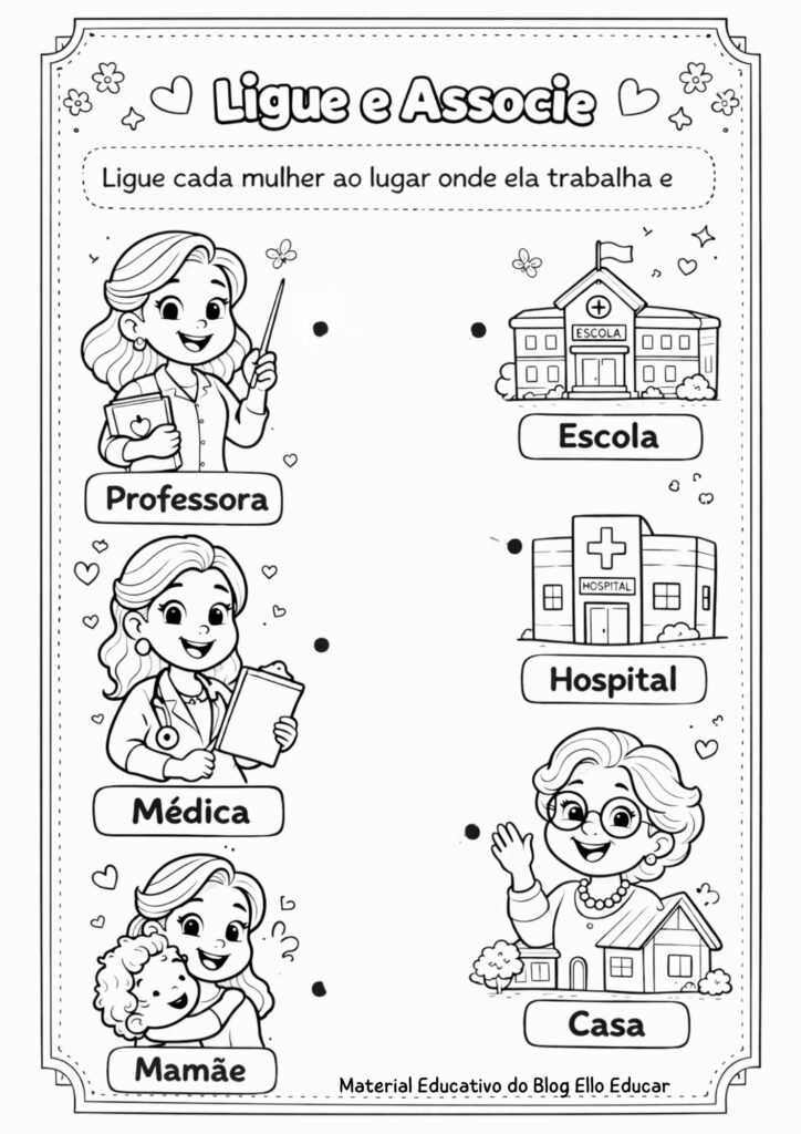 Atividades Dia da Mulher Educação Infantil