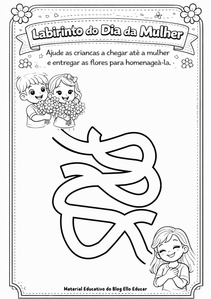 Atividades Dia da Mulher Educação Infantil