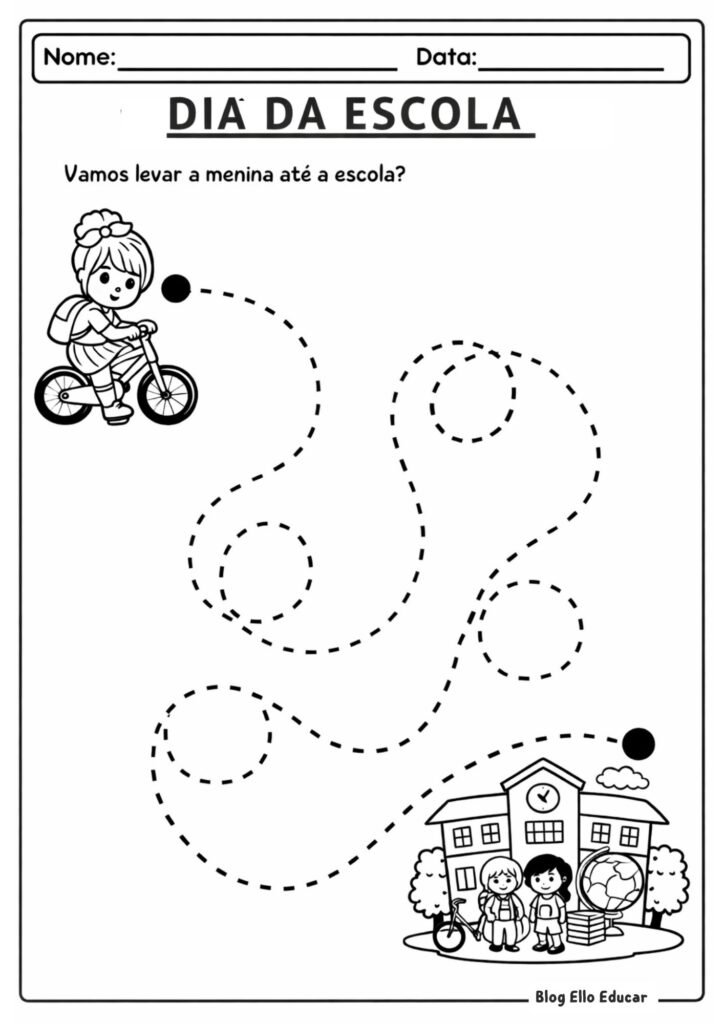 Atividades Dia da Escola educação infantil