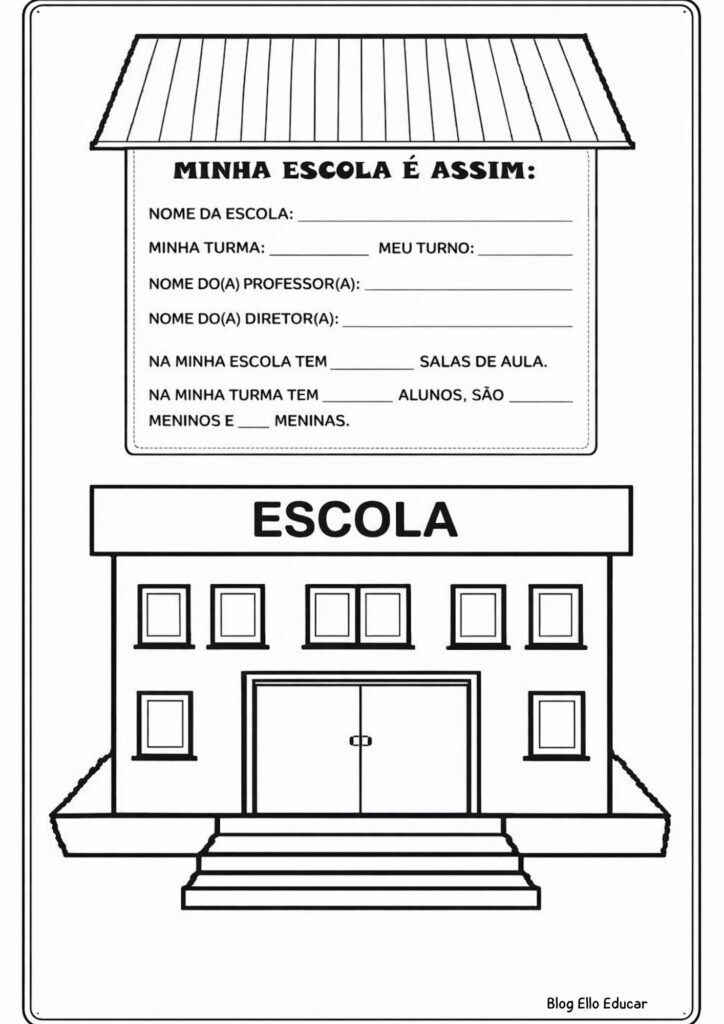 Atividades de Artes Dia da escola