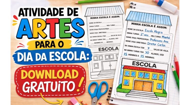 Atividades de Artes Dia da escola