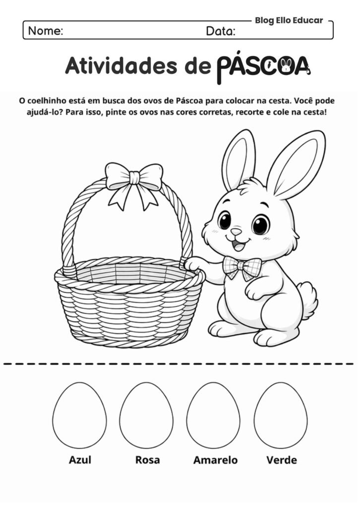 Atividades de Páscoa para Educação Infantil