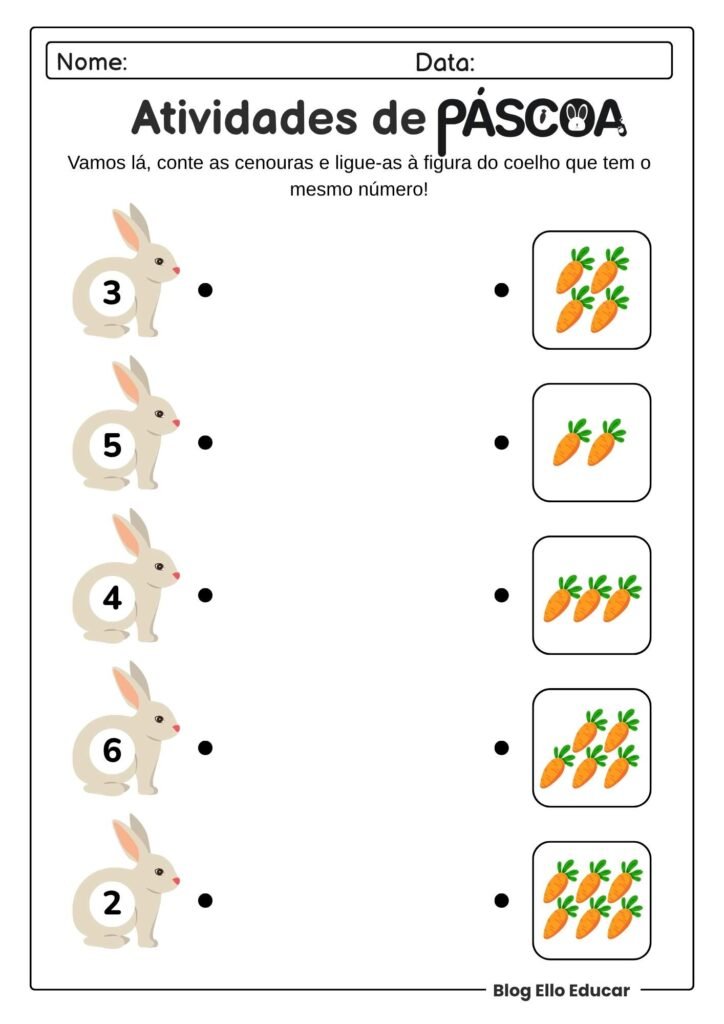 Atividades de Páscoa para Educação Infantil
