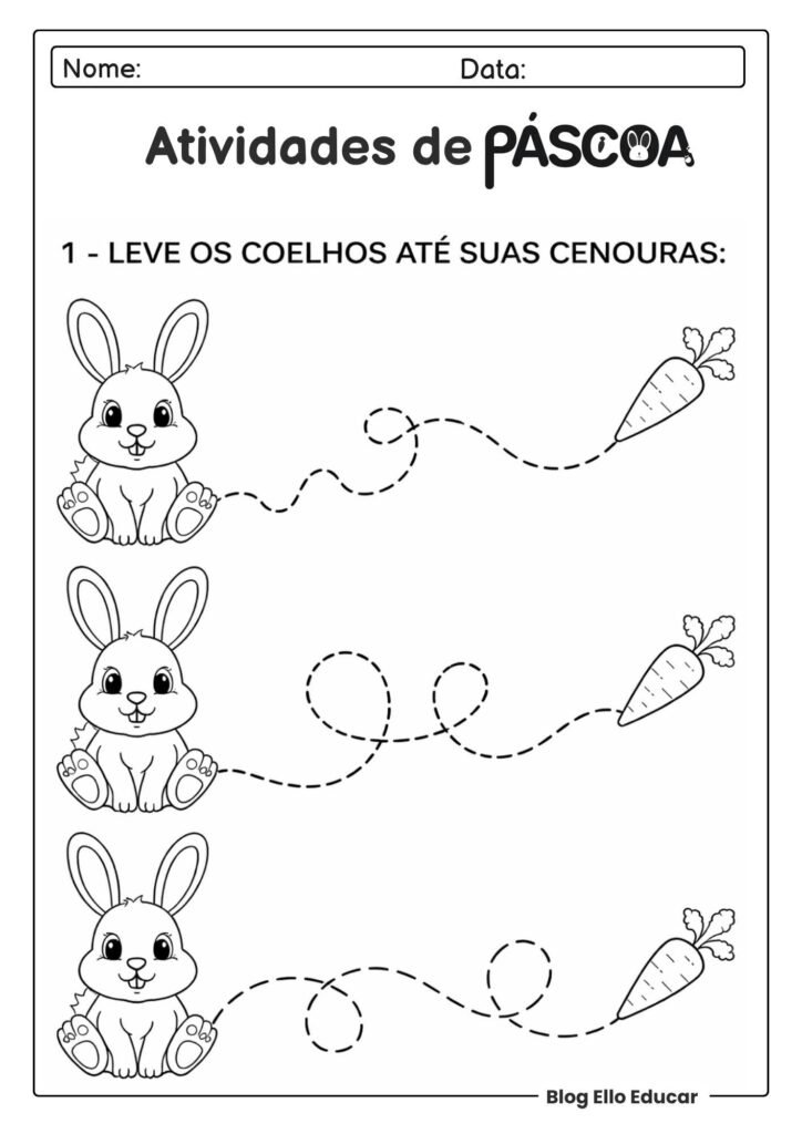 Atividades de Páscoa para Educação Infantil