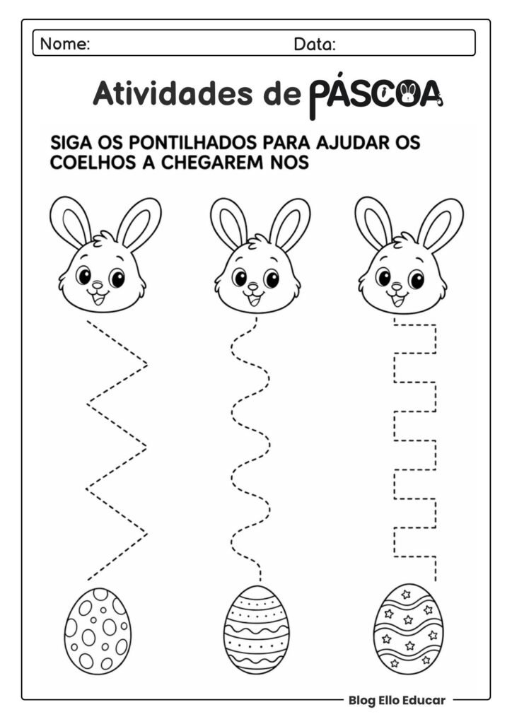 Atividades de Páscoa para Educação Infantil