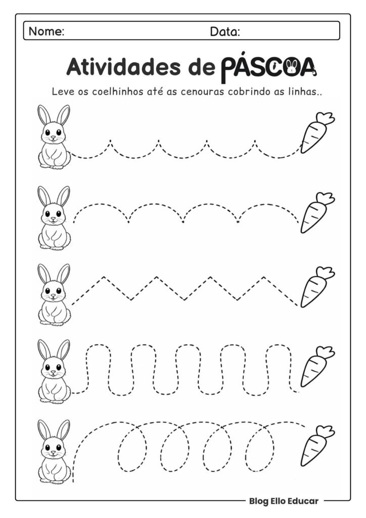 Atividades de Páscoa para Educação Infantil