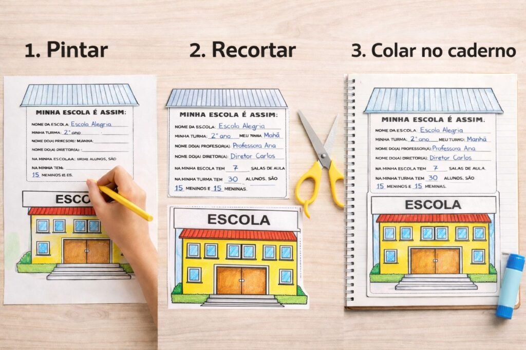 Atividades de Artes Dia da escola