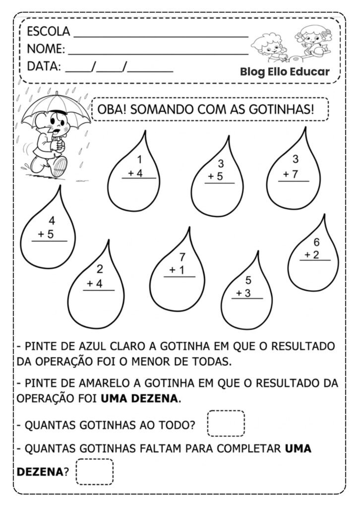Atividades sobre o Dia da água