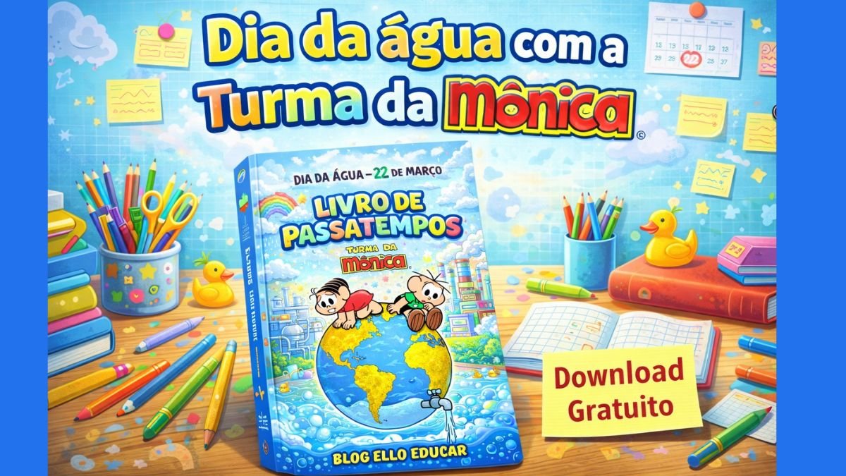 Dia da Água com a Turma da Mônica