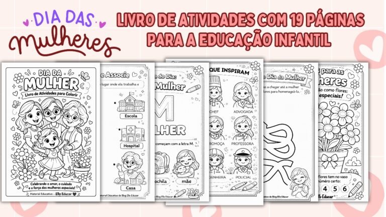 Atividades dia da mulher Educação infantil