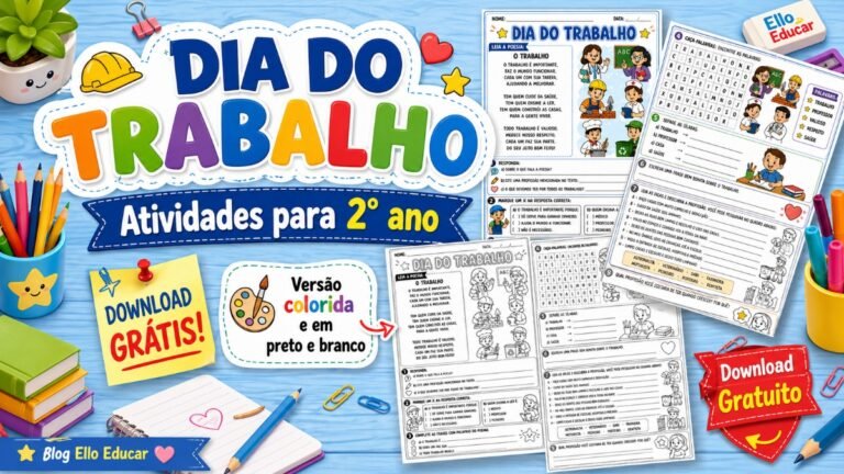 Atividades do Dia do Trabalho para 2° ano