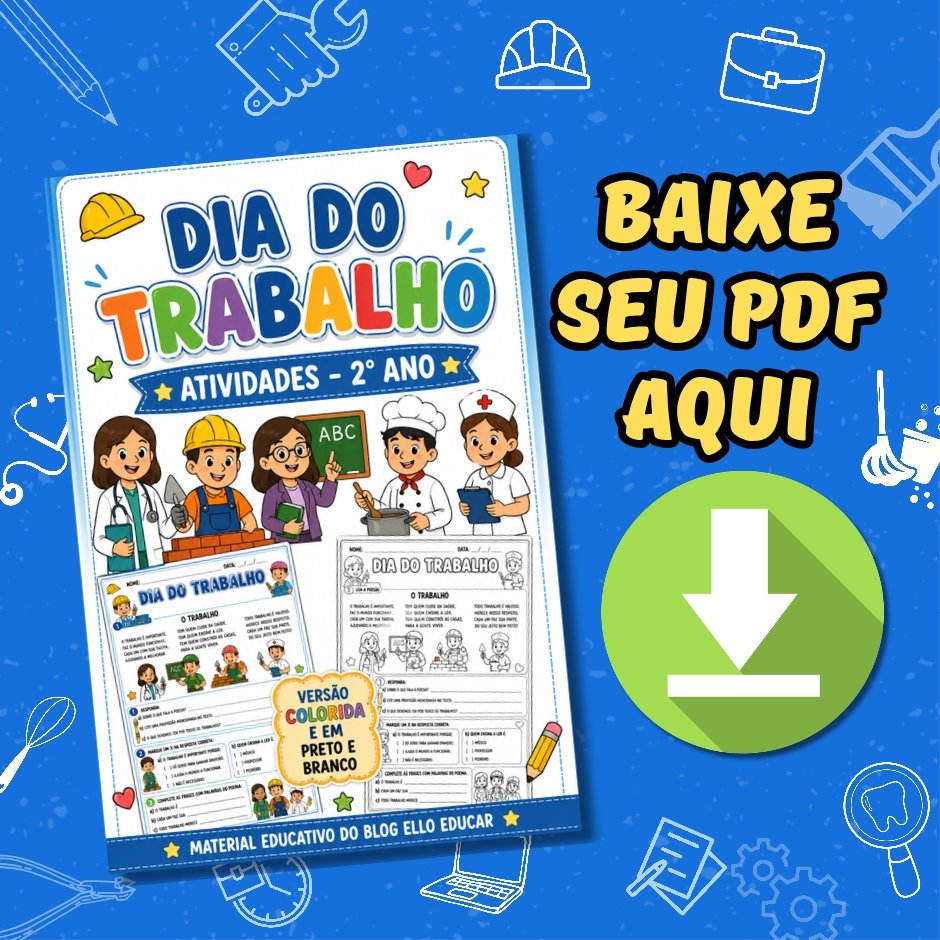 Atividades do Dia do Trabalho para 2° ano