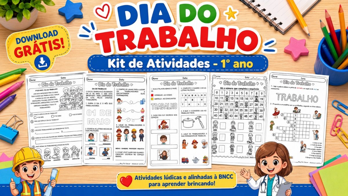 Atividades sobre Dia do Trabalho 1° ano