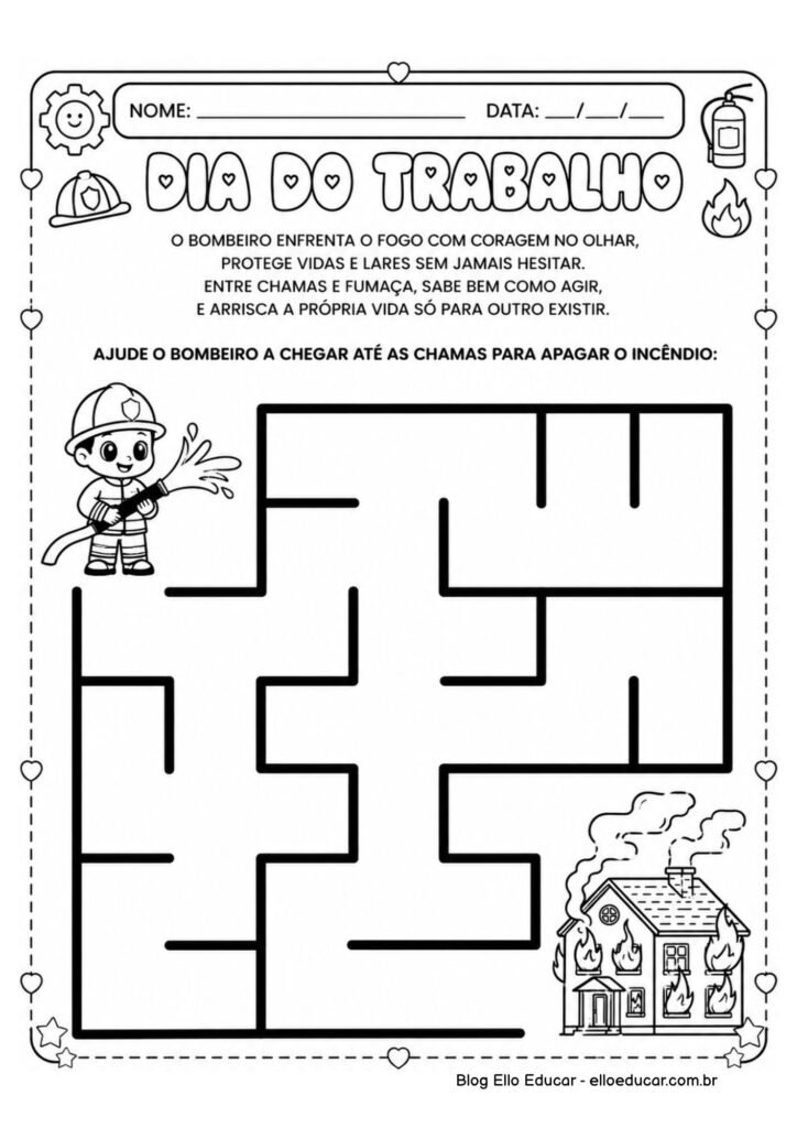 Atividades sobre Dia do Trabalho para Educação Infantil