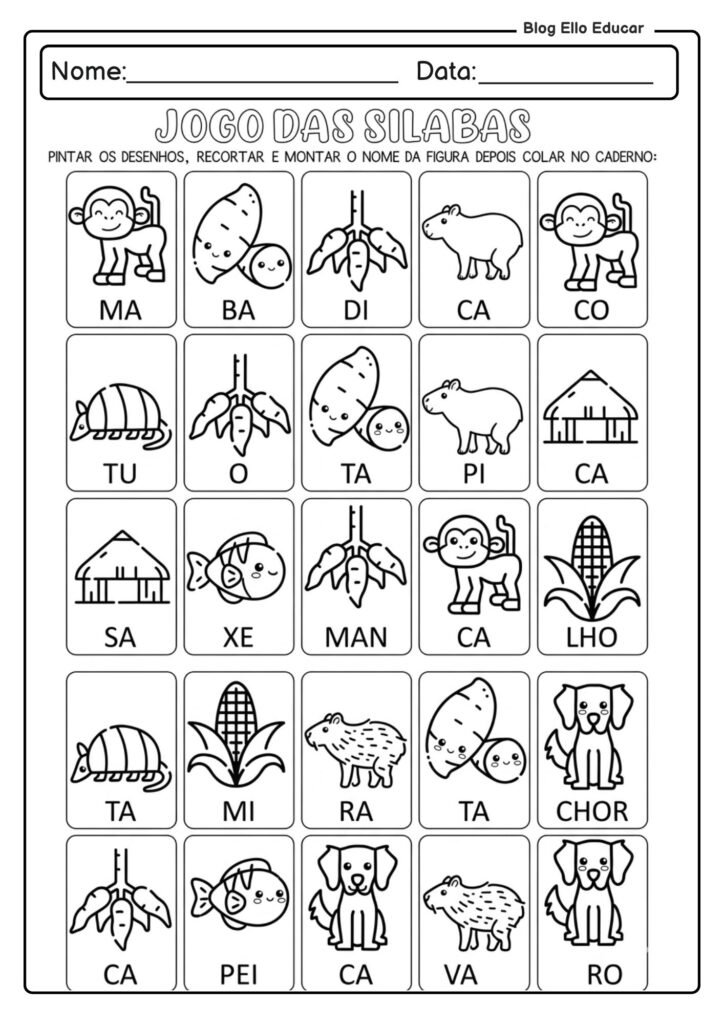 Atividades sobre Povos Indígenas