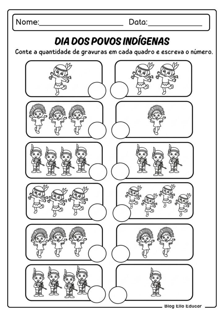 Atividades sobre Povos Indígenas