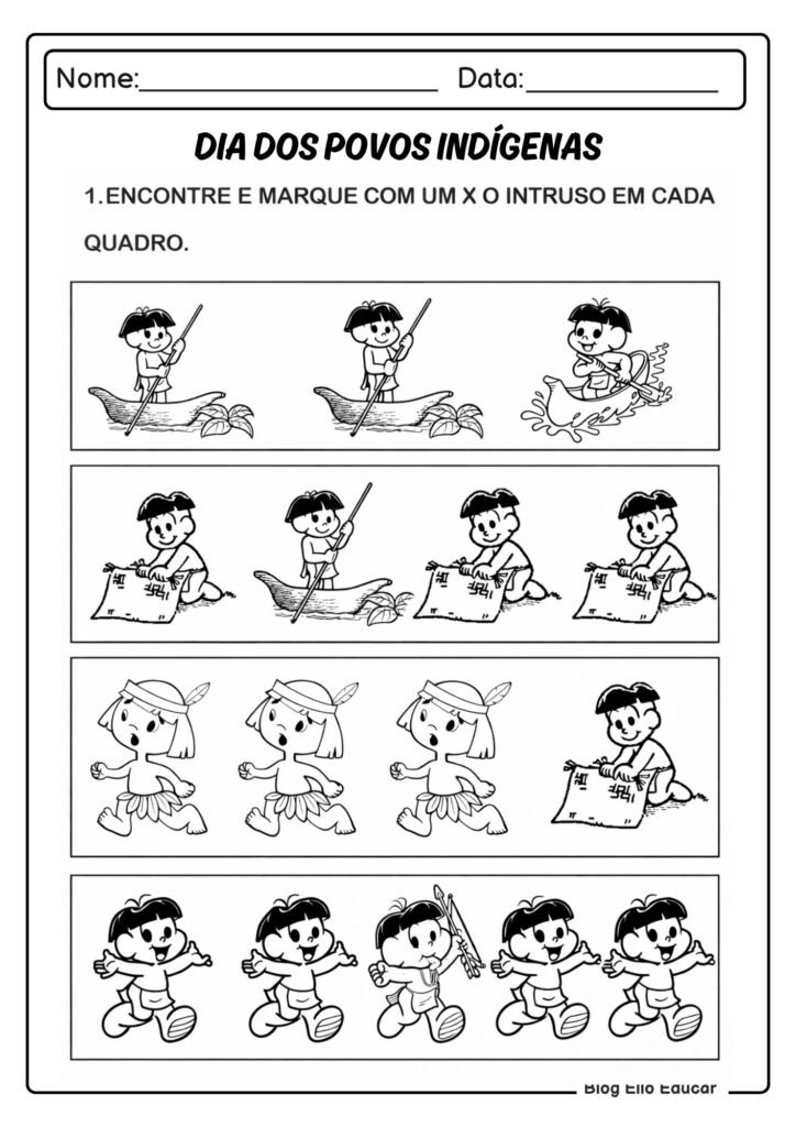 Atividades sobre Povos Indígenas