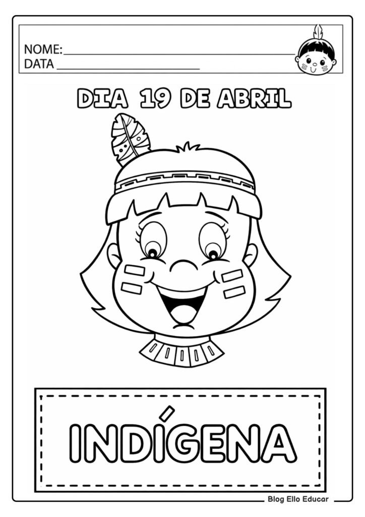 Atividades sobre Povos Indígenas para Educação Infantil
